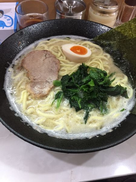 「塩とんこつ(大盛200円)」@龍源 矢向店の写真