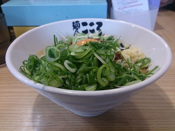 「カレー台湾まぜそば+ねぎ増し」@麺屋 こころ 大岡山本店の写真