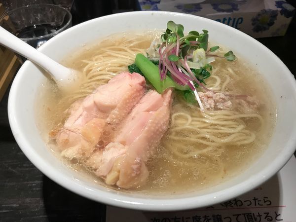 「塩生姜らー麺」@塩生姜らー麺専門店 MANNISHの写真