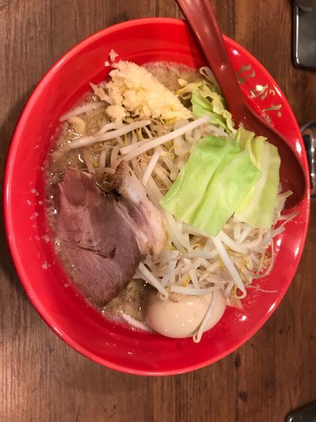 「ガツ盛系ながたラーメン + 味玉」@ながたの写真