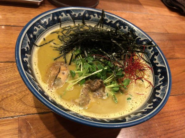 「牡蠣の拉麺」@麺や佐市の写真
