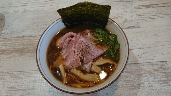 「【限定】四つ葉ブラック 850円 +チャーシュー丼 350円」@中華そば 四つ葉の写真