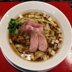 鴨だし醤油らーめん+イベリコチャーシュー+和え玉