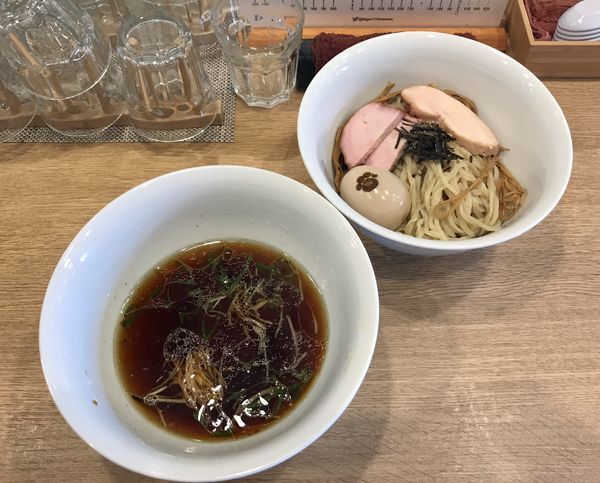 「味玉つけそば」@手打中華そば 大賀110の写真