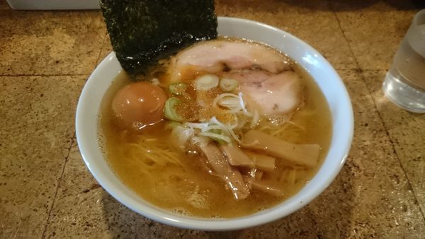 「えび油味塩（えび油入り）＋味玉」@きくちひろきの写真