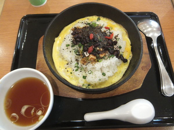 「鉄板イタめし薬膳チャーハン味630円＆クーポンで餃子無料」@らーめん花月嵐 イオンモール柏店の写真