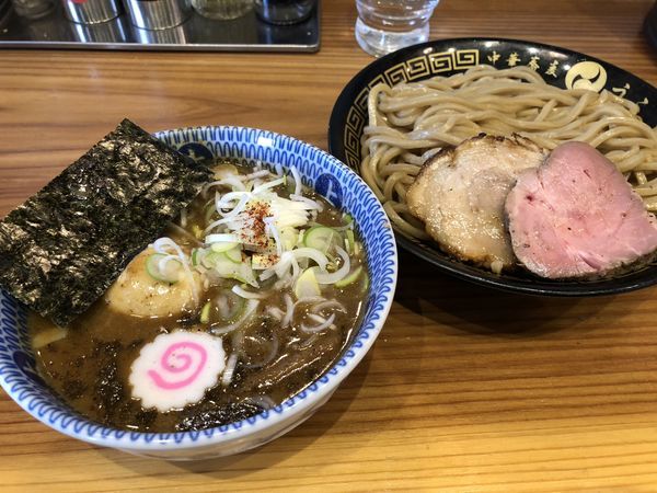 「つけ味玉（並）あつもり」@中華蕎麦うゑずの写真