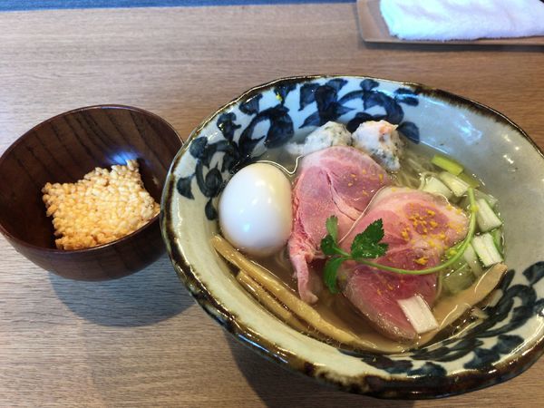 「特製ゆず塩そば」@麺屋 椿丸の写真