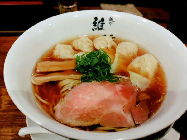 「わんたん麺940円＋ランチセット豚飯」@麺や維新の写真
