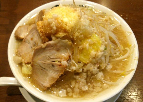 「みちるめん　小　全増し　680円」@ガツ盛リラーメン みちる屋 松戸店の写真