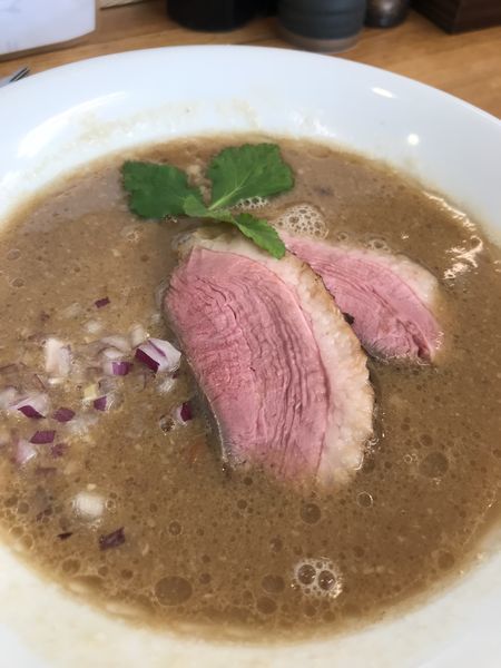 「鴨白湯そば」@麺麓menrokuの写真