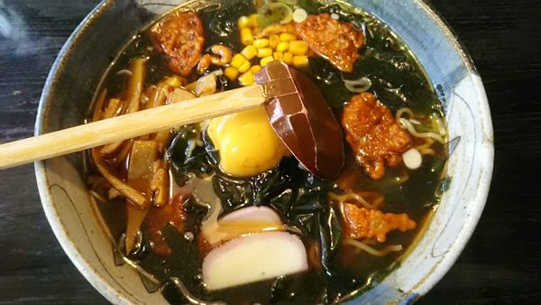 「○□ラーメン」@らーめん高麗街道の写真