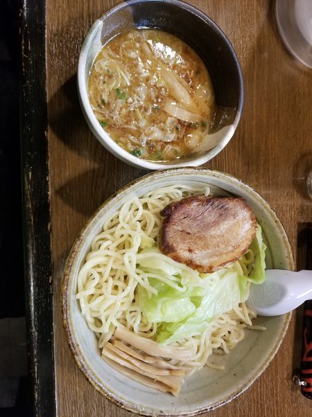 「暖つけめん(麺２玉)」@三角屋 暖 -DAN-の写真