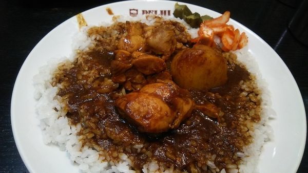 「カシミールカレー 1000円 ＋ 生ビール 400円」@デリー 上野店の写真