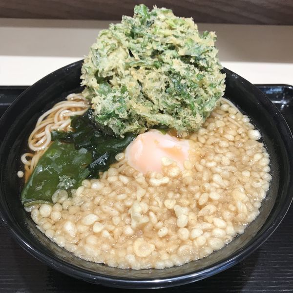 「朝そば（￥320）＋春菊天（￥120）」@名代 富士そば 自由が丘店の写真