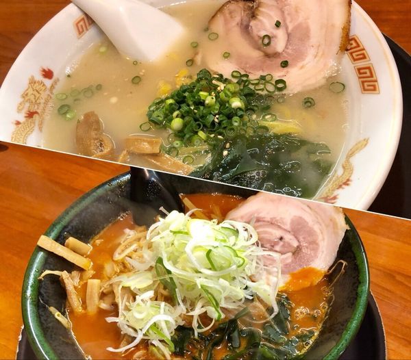 「函館塩ラーメン(味薄め)¥700/鉄火麺¥900」@北海道らーめん 味源 小平店の写真