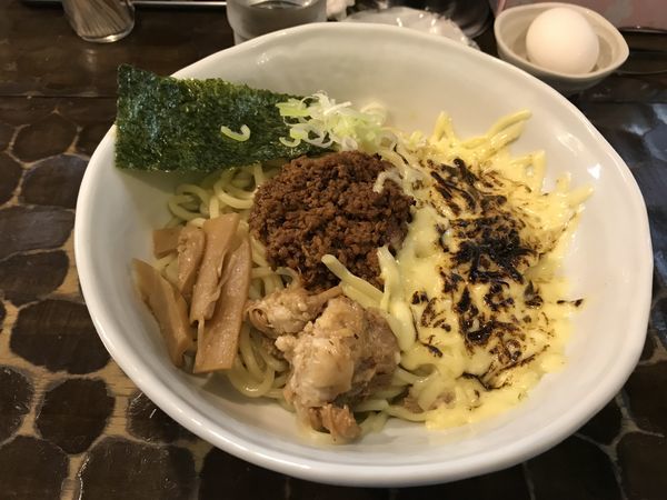 「油そば大盛 温玉チーズトッピング」@油そば 油虎の写真