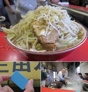 「大ラーメン 650円（野菜・蒜）」@ラーメン二郎 三田本店の写真