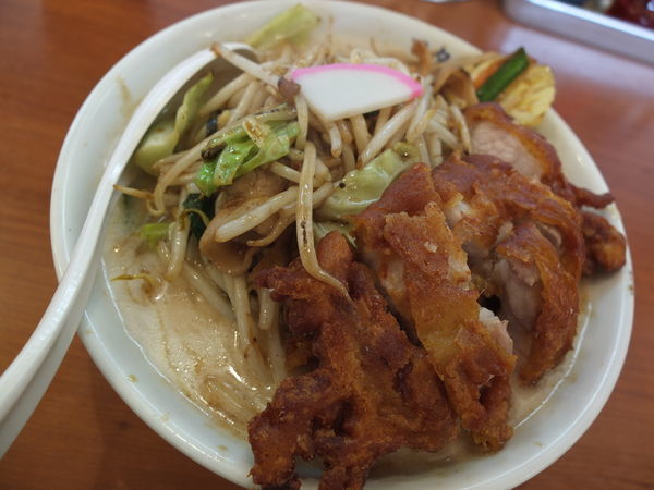 「排骨(パイコー)タンメン」@フタツメ 伊勢崎店の写真