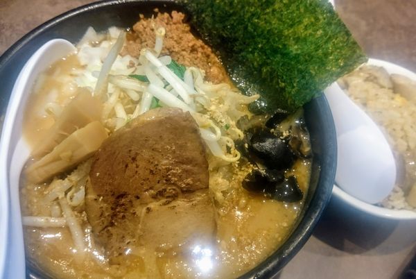 「トラデショナルみそラーメン（限定、８８０円）」@NOODLE SOUNDSの写真