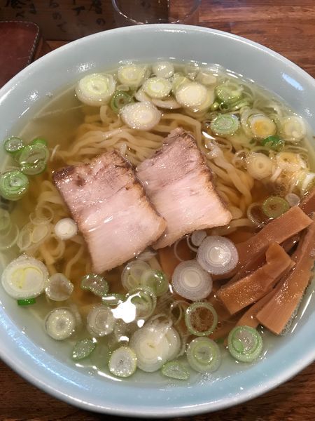 「醤油らーめん➕大盛」@丸信ラーメン 駅前店の写真