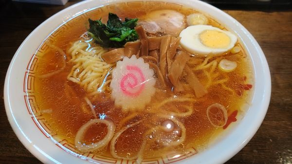 「中華そば、大盛」@中華そば 光来の写真