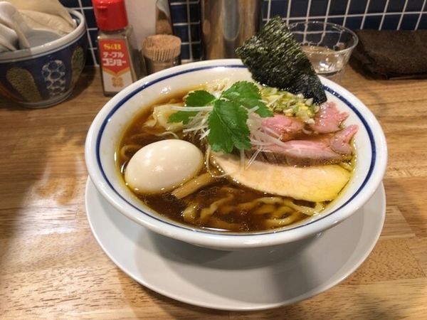 「煮玉子中華そば」@手打式超多加水麺 ののくらの写真