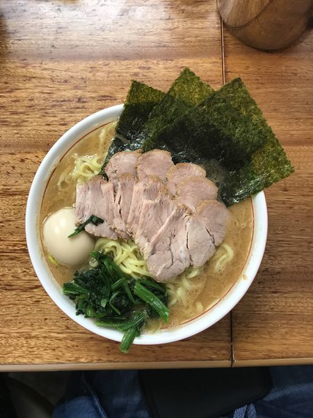 「味玉チャーシューメン大盛」@横浜らーめん 初代 常翔家の写真