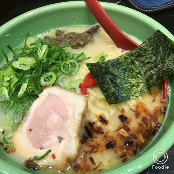 「ネギラーメン太麺」@麺匠 むさし坊 武蔵浦和本店の写真