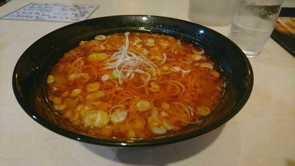 「勝浦タンタンメン（大辛）850円」@むらた屋の写真