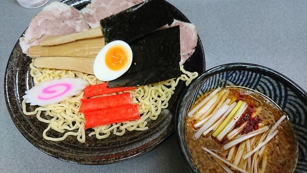 「醤油つけ麺」@玉川大盛軒の写真