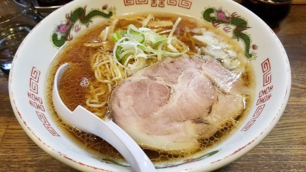 「朝専用中華そば　醤油」@らあめん 寸八 総本店の写真