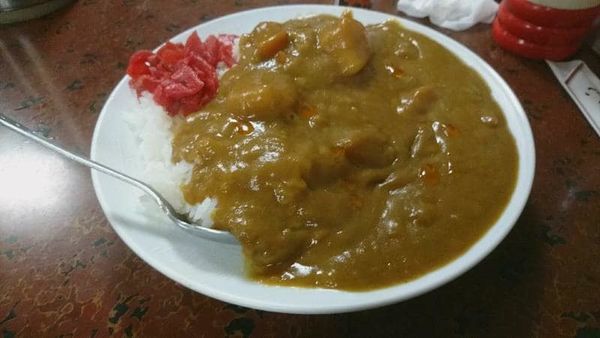 「カレー大盛り500円」@うな達の写真