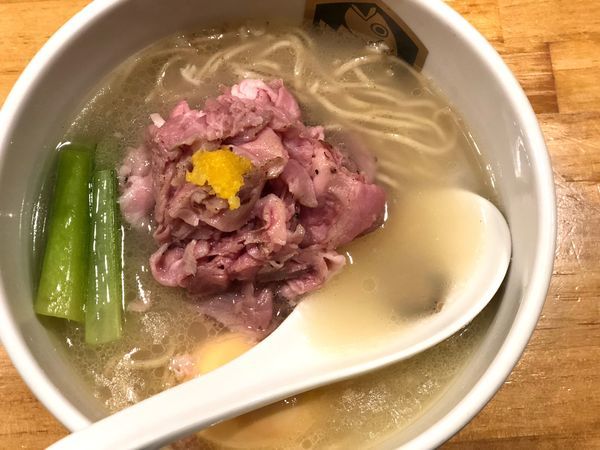 「味玉真鯛らーめん 900円」@真鯛らーめん 麺魚の写真