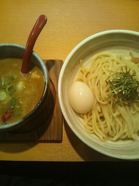 「カレーつけ麺（味玉付き）」@麺の亭 ささき屋の写真