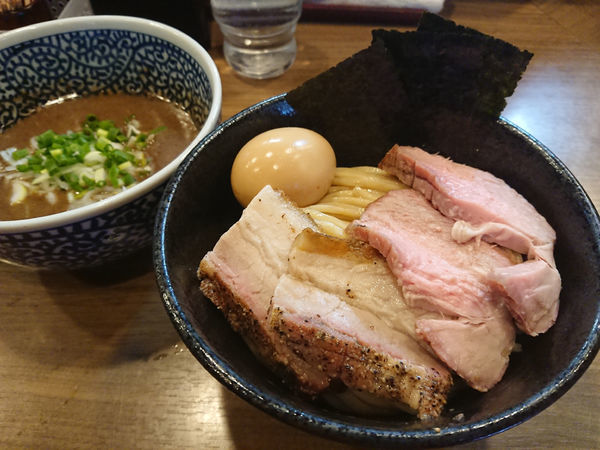 「限定 濃厚豚骨つけ麺」@煮干しつけ麺 宮元の写真