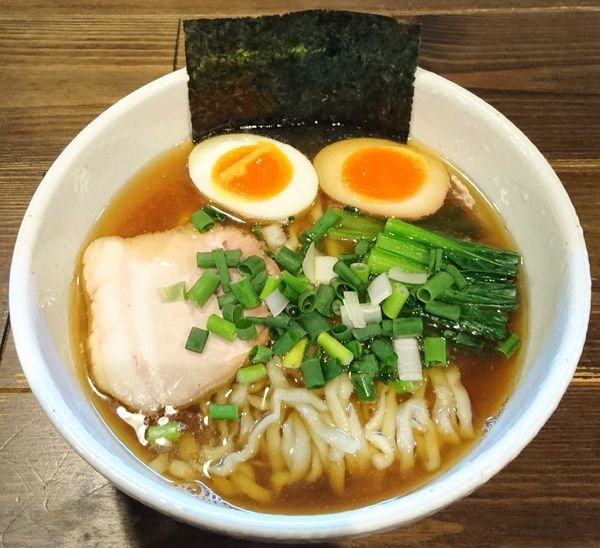 「味玉煮干しそば(黒)」@中華そば 亜熱帯の写真