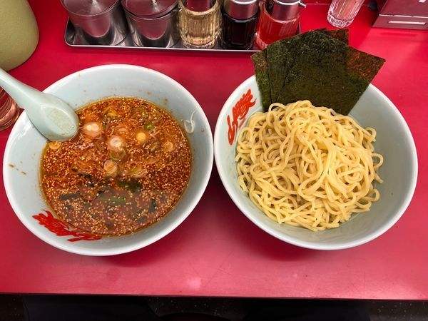 「辛味噌つけ麺」@ラーメン山岡家 足利店の写真
