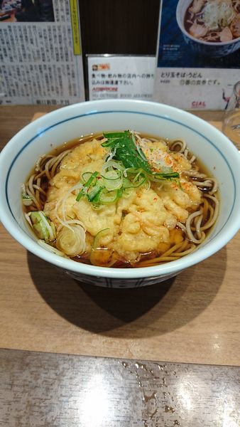 「天ぷらそば」@川村屋の写真