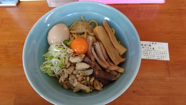 「まぜそば＋味玉」@BAKUTEN 麦天の写真