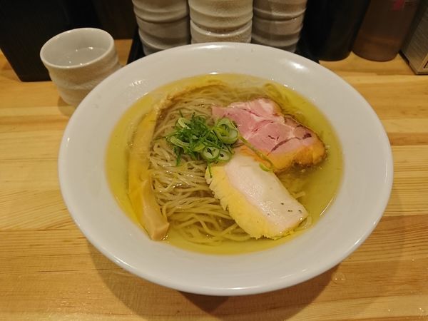 「塩そば」@自家製麺 竜葵の写真