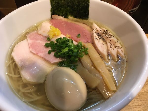 「特製とりそば塩」@麺屋正路の写真