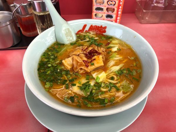 「極旨もつ味噌ラーメン  890円」@ラーメン山岡家 瑞穂店の写真