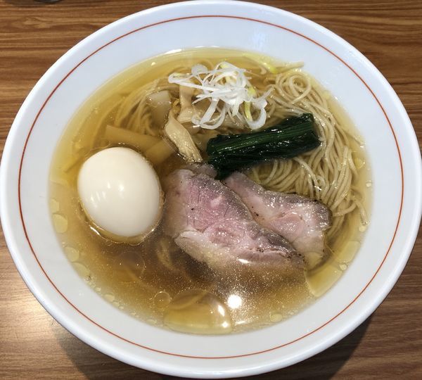 「白だし醤油ら～麺＋味玉（￥650＋￥100）」@ら〜麺 安至の写真