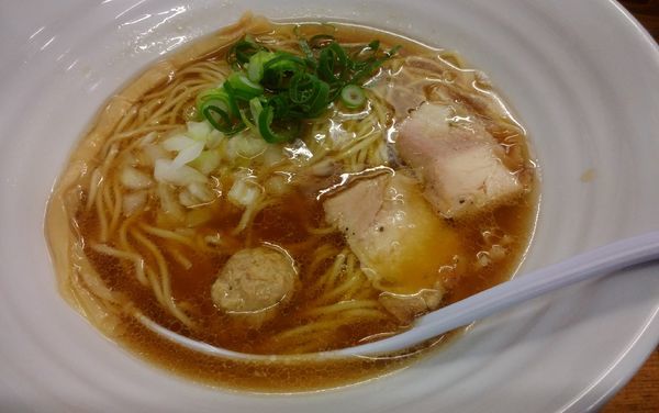 「煮干し鶏そば＋鶏三昧丼」@麺屋 ゆるり。の写真