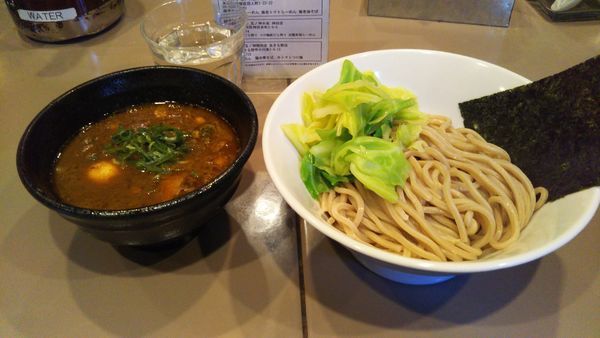 「海老つけ麺 小盛り 玉子サービス」@つけ麺 五ノ神製作所の写真
