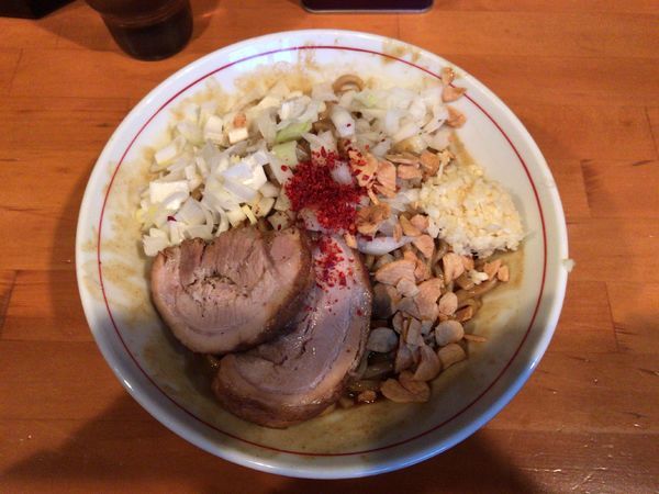 「カレー牛脂そば(限定B：850円)」@ファットンの写真