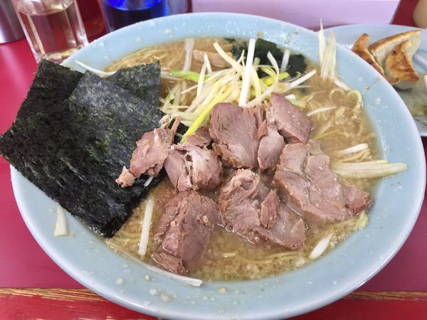 「ネギチャーシューメン 大盛」@ラーメンショップ 牛久結束店の写真