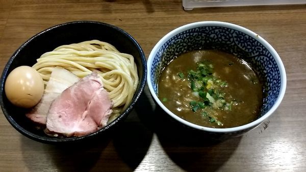 「極濃味玉煮干しつけ麺（中）」@煮干しつけ麺 宮元の写真