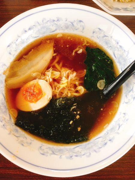 「喜多方ラーメン ハーフ」@会津喜多方らーめん 新田店の写真
